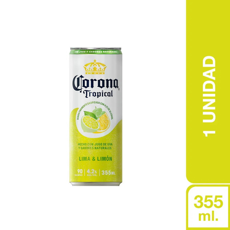 CORONA TROPICAL LIMA &amp; LIMON 355ML